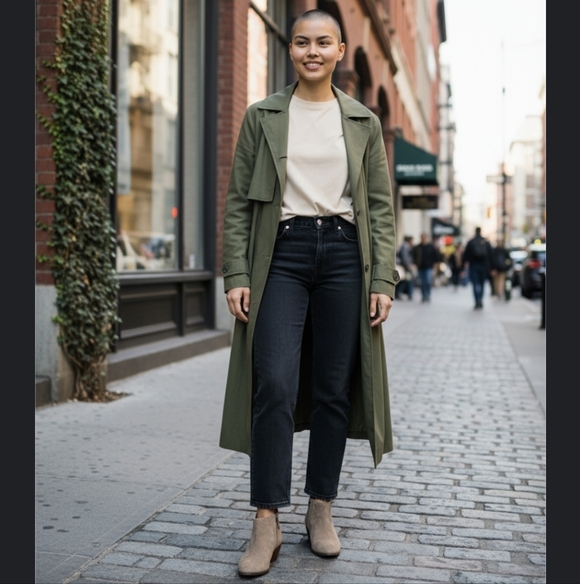 J. Crew Tan suede leather side Interior zip Heeled Sleek Ankle Boots EUC sz 8 - Picture 10 of 11